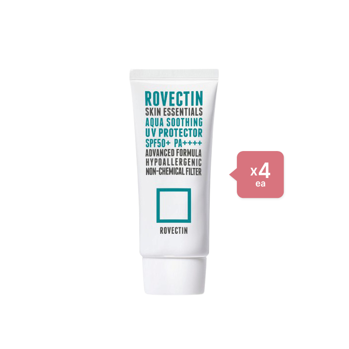ROVECTIN - Skin Essentials Aqua Soothing UV Protector SPF50+ PA++++ (New) - 50ml (4elk) Set Top Merken Winkel